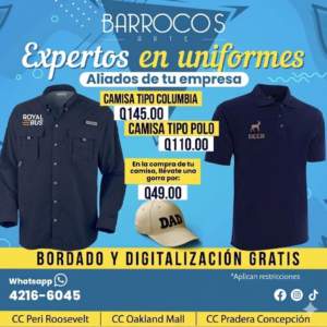 Camisa tipo polo personalizada